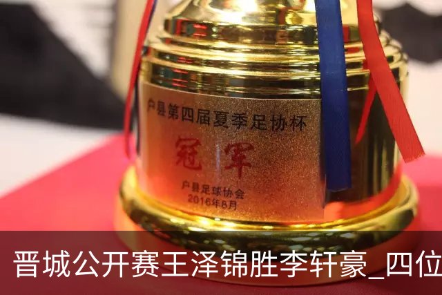 晋城公开赛王泽锦胜李轩豪 四位山西籍棋手闯入八强